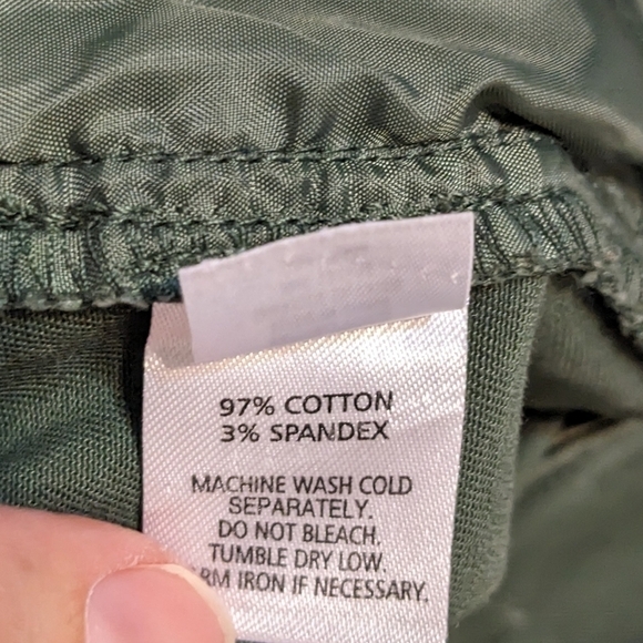 CROSBY army green flat front trousers size 10 - Picture 4 of 7